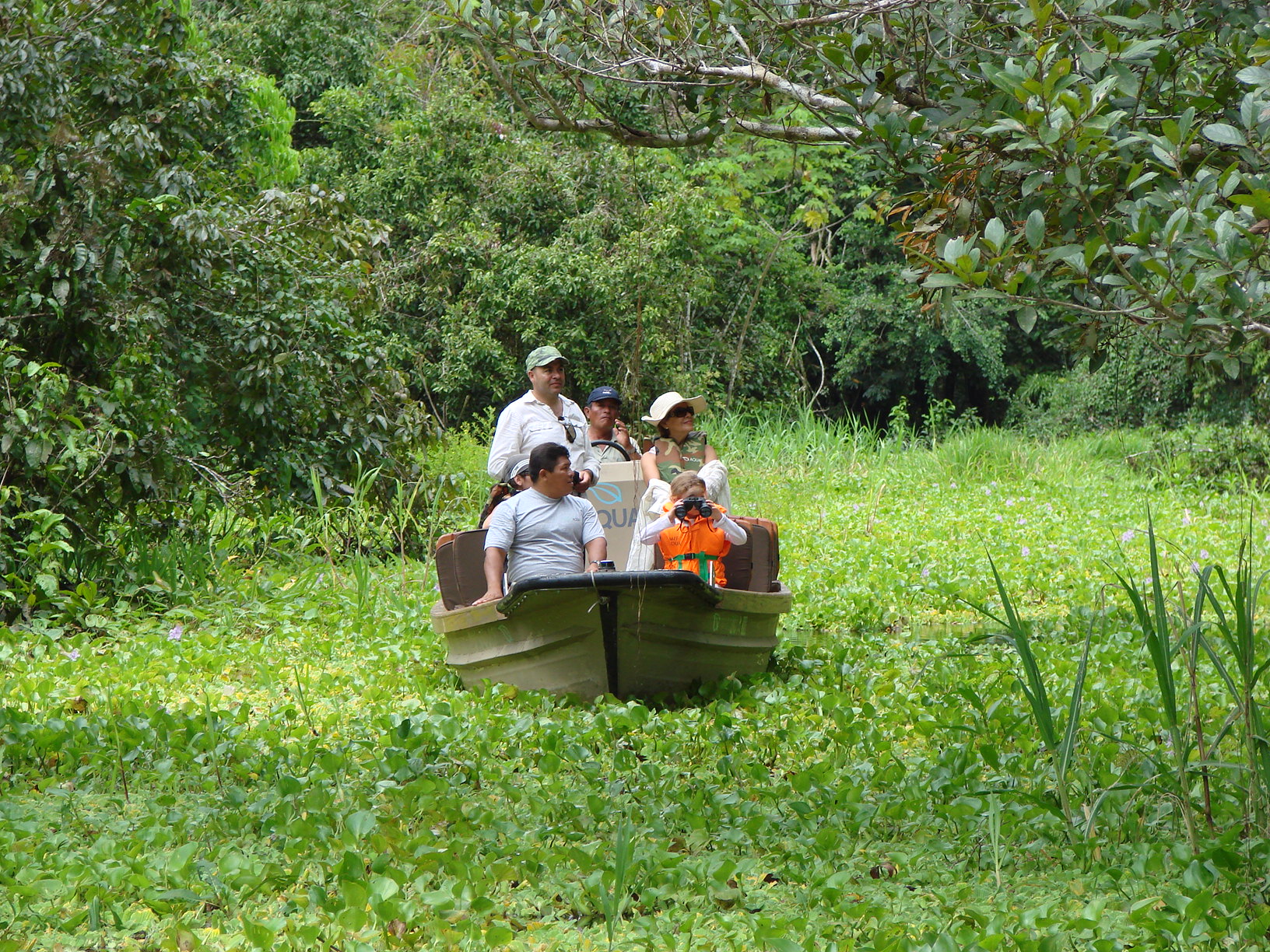 Excursion on Aqua Expeditions, Peru. 