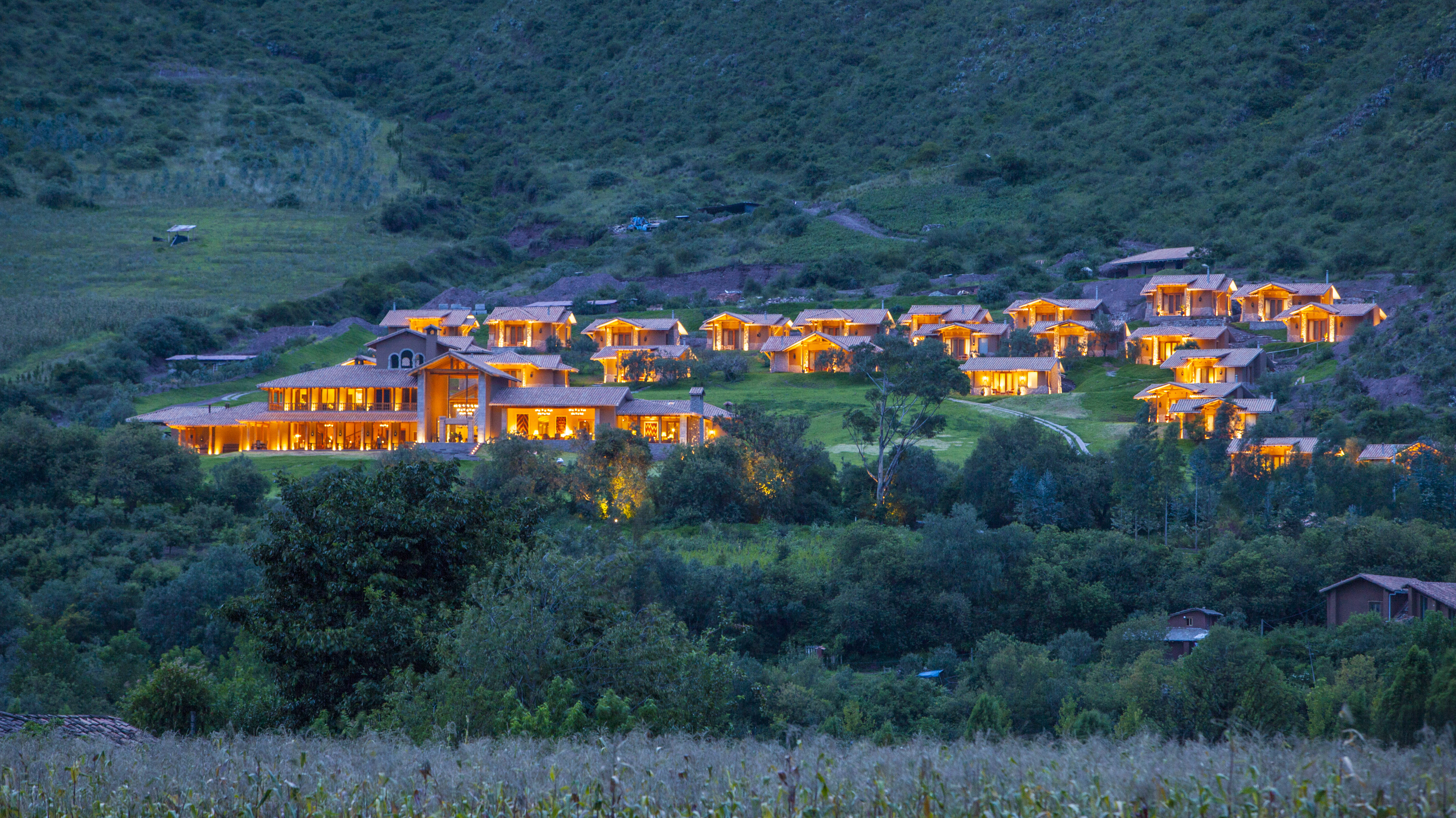 Inkaterra Hacienda Urubamba in Peru's picturesque Sacred Valley. 